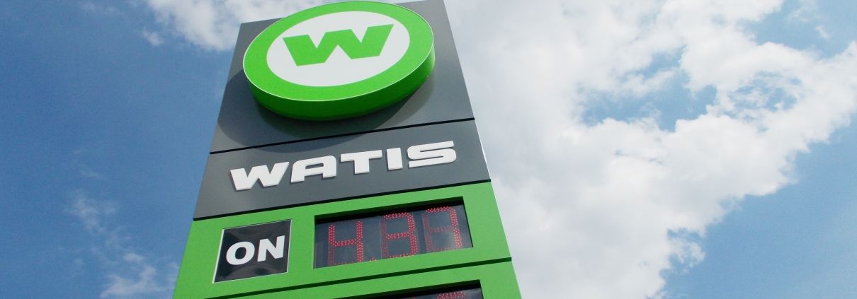 reklamy dla stacji paliw samantonio