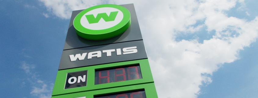 reklamy dla stacji paliw samantonio