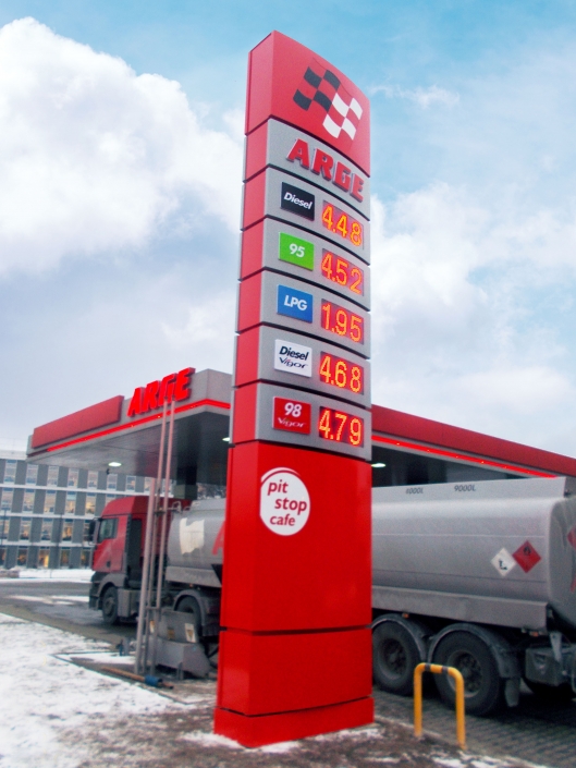 pylon cenowy dla stacji paliw cena