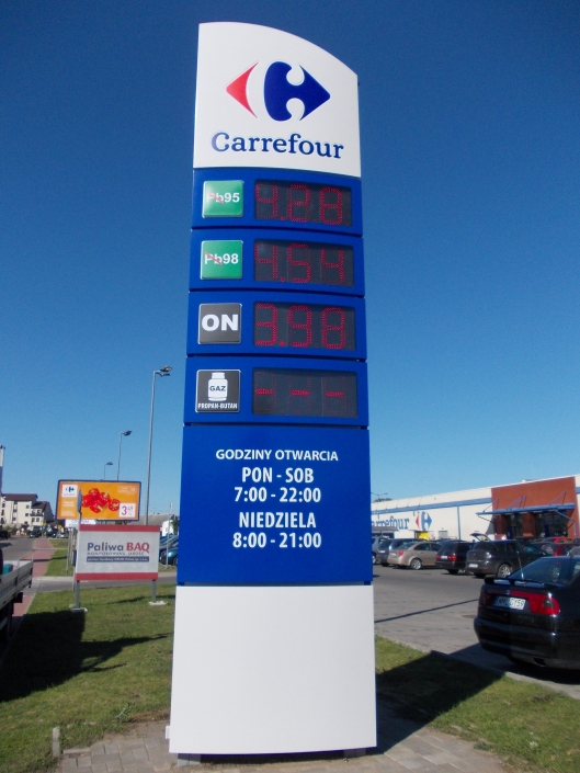 pylon cenowy dla stacji paliw cena