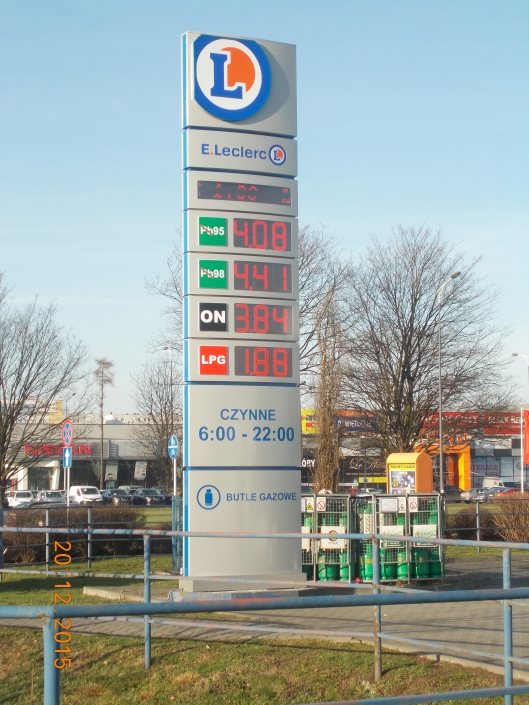 pylon cenowy dla stacji paliw cena