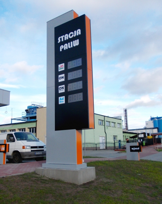 pylon cenowy dla stacji paliw cena