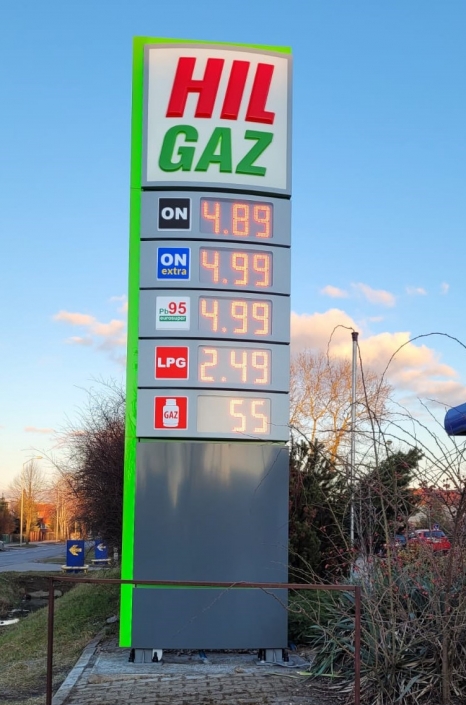 pylon cenowy dla stacji paliw cena