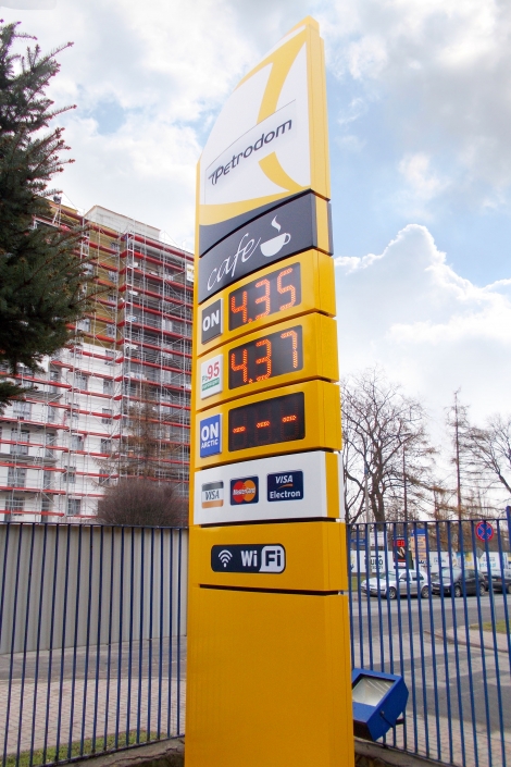 pylon cenowy dla stacji paliw cena