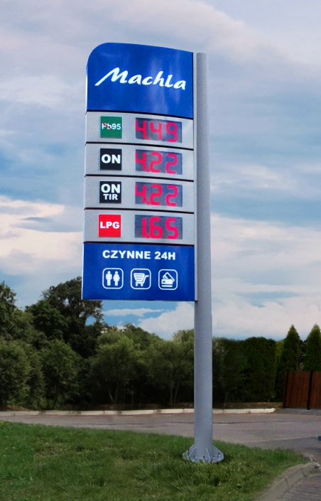 pylon cenowy dla stacji paliw cena