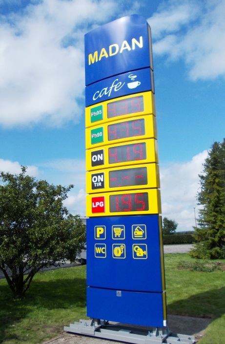 pylon cenowy dla stacji paliw cena